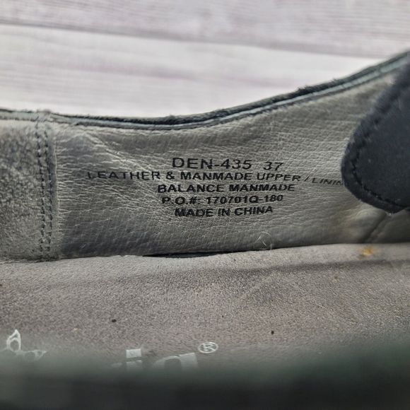 Alegria Dena Professional Shoes Black Embossed DEN-435 Size 37 US 7 - Picture 8 of 9